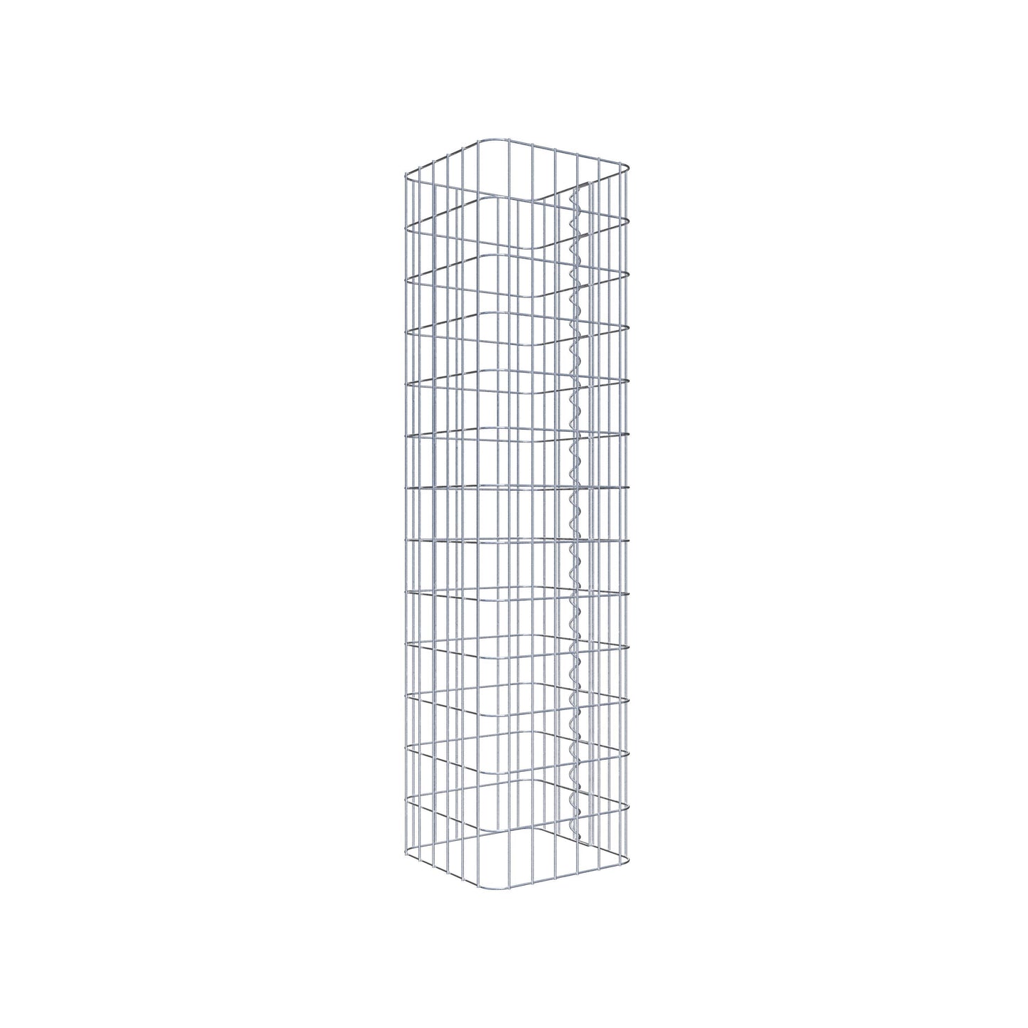 Gabion column 32 x 32 cm, MW 5 x 10 cm square