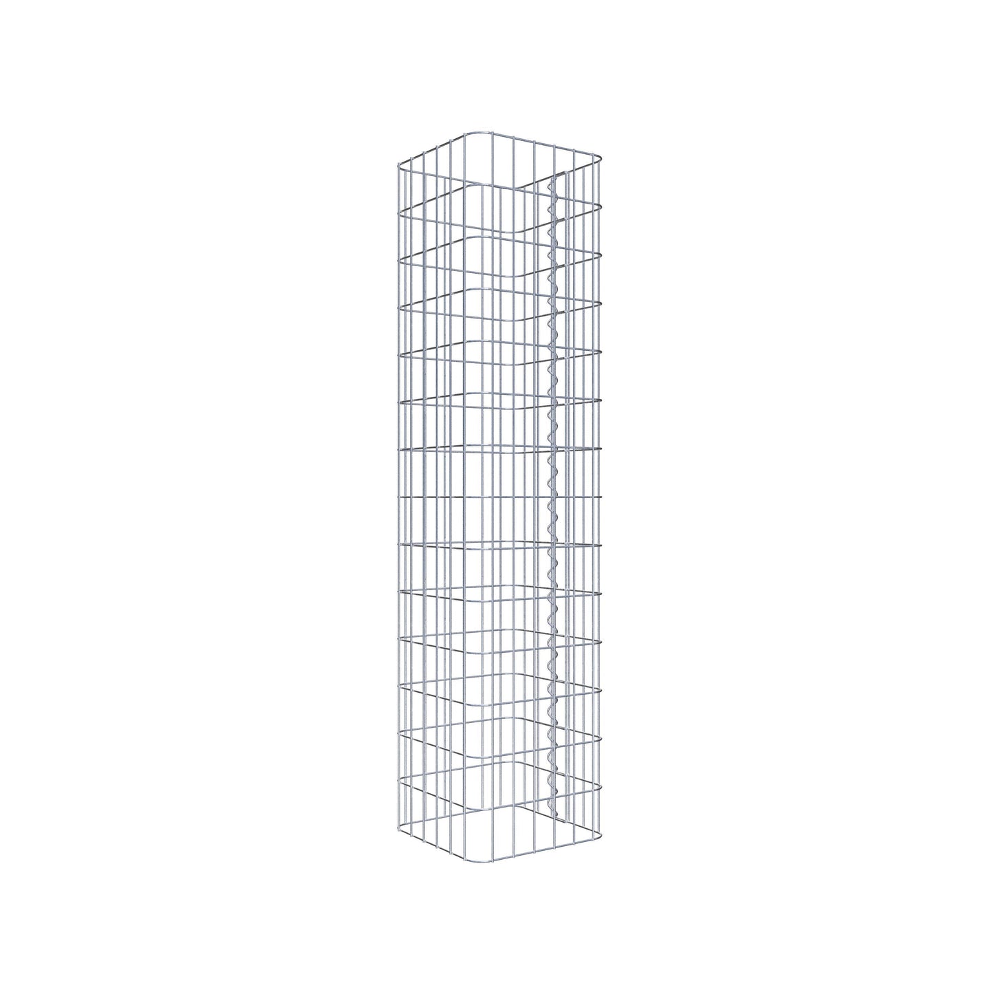 Gabion column 32 x 32 cm, MW 5 x 10 cm square