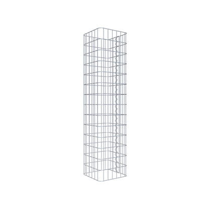 Gabion column 32 x 32 cm, MW 5 x 10 cm square