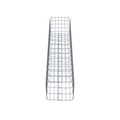 Gabion column 32 x 32 cm, MW 5 x 10 cm square