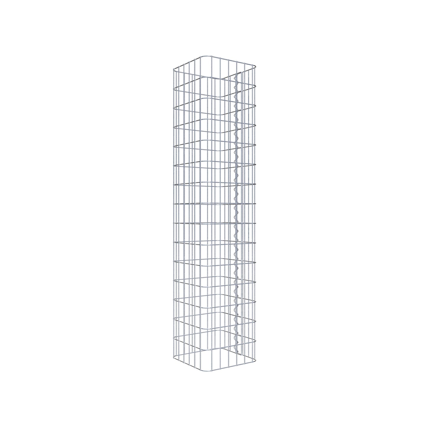 Gabion column 32 x 32 cm, MW 5 x 10 cm square
