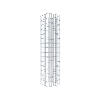 Gabion column 32 x 32 cm, MW 5 x 10 cm square