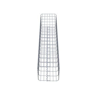 Gabion column 32 x 32 cm, MW 5 x 10 cm square