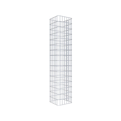 Gabion column 32 x 32 cm, MW 5 x 10 cm square