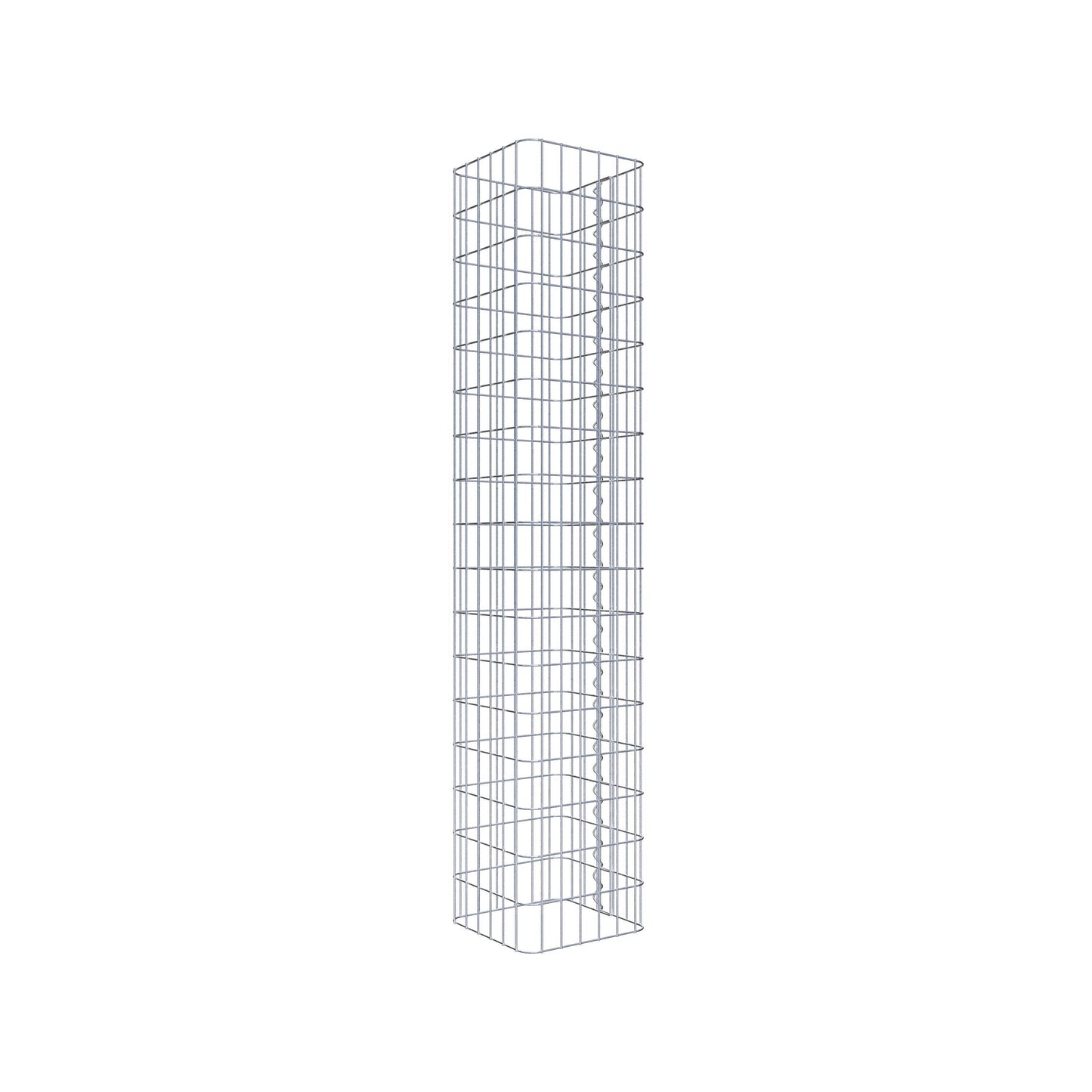 Gabion column 32 x 32 cm, MW 5 x 10 cm square