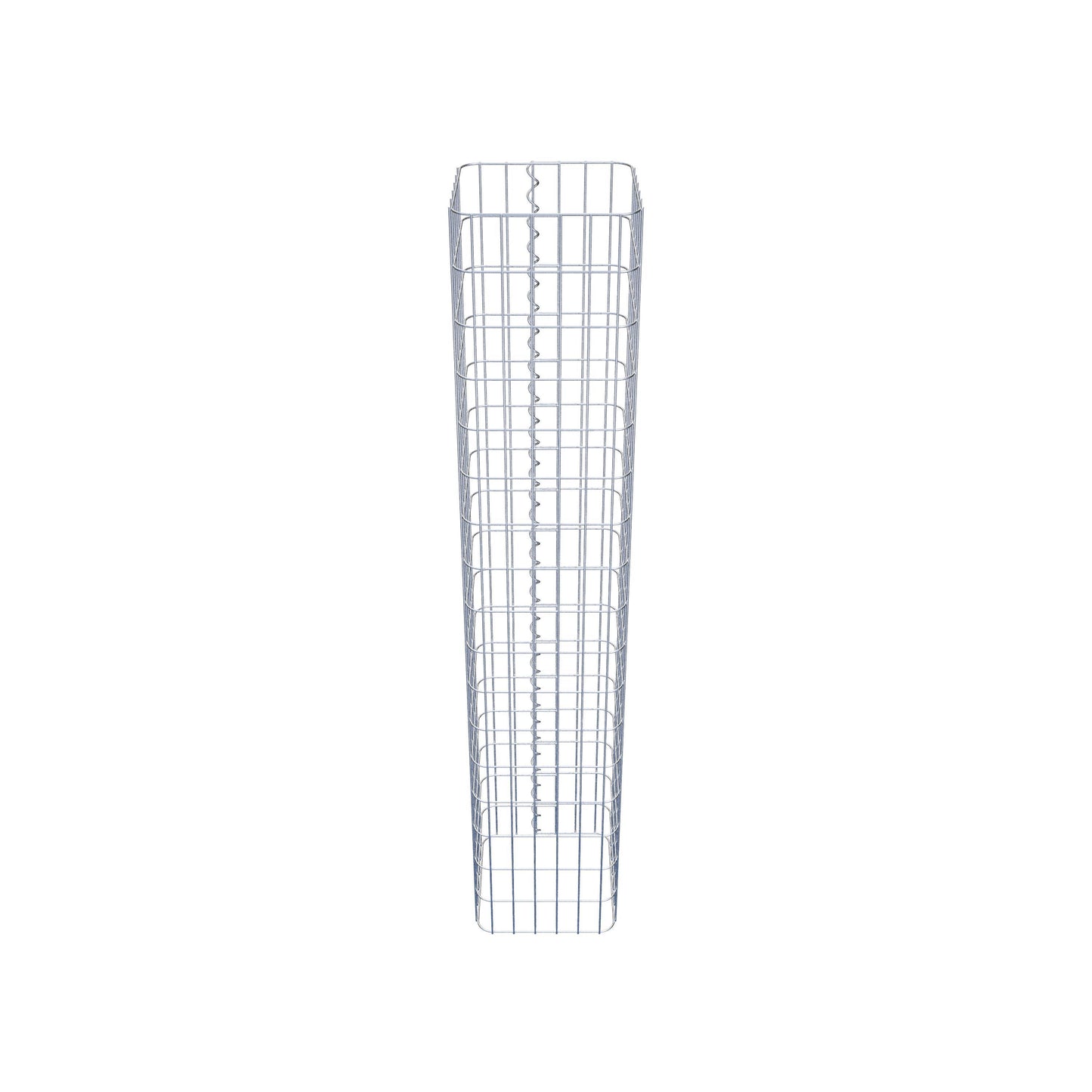 Gabion column 32 x 32 cm, MW 5 x 10 cm square