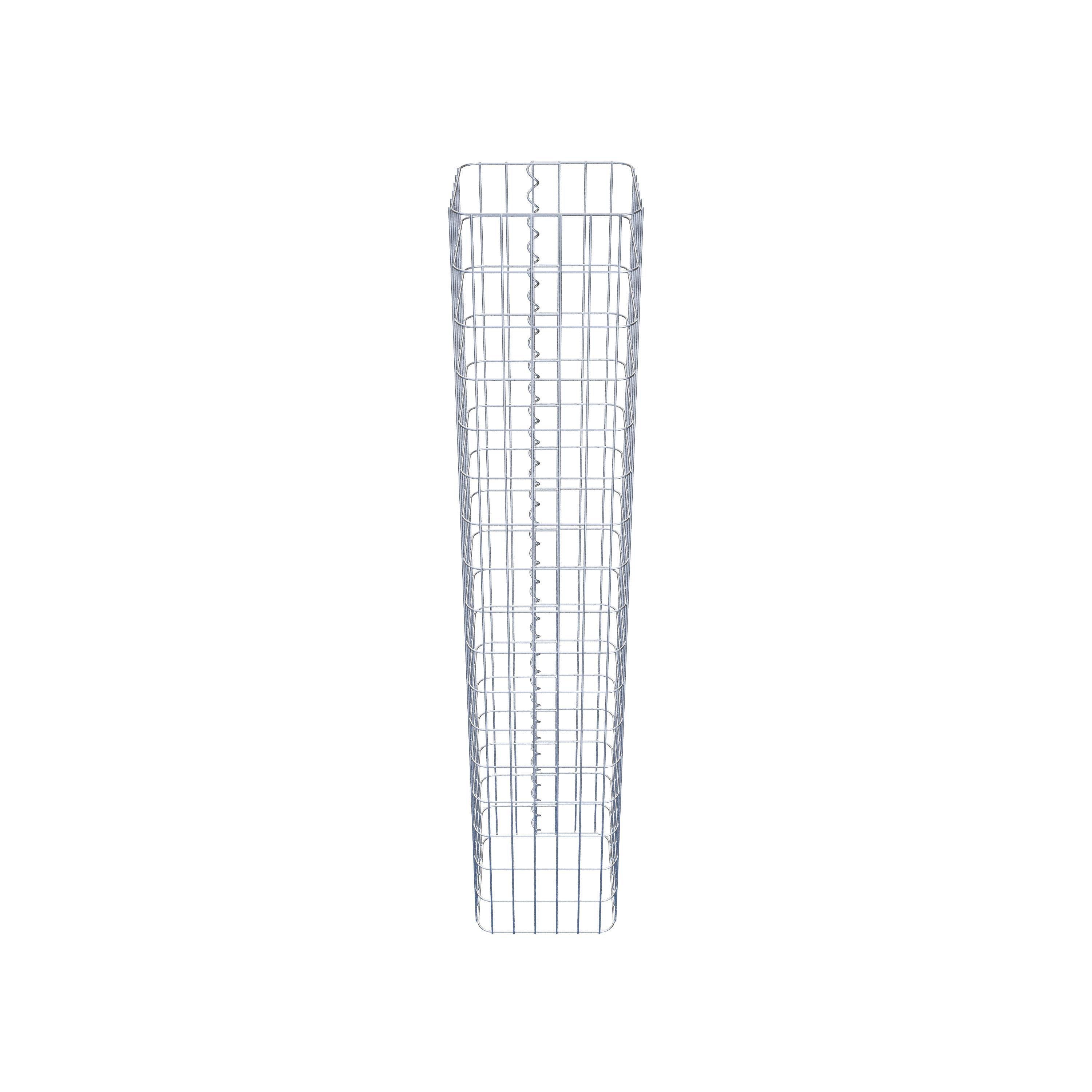 Gabion column 32 x 32 cm, MW 5 x 10 cm square