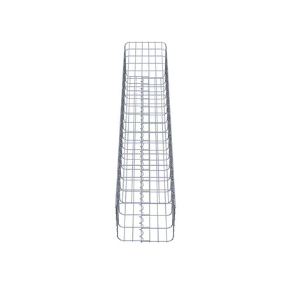 Gabion column 32 x 32 cm, MW 5 x 10 cm square