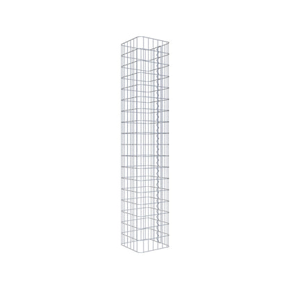 Gabion column 32 x 32 cm, MW 5 x 10 cm square