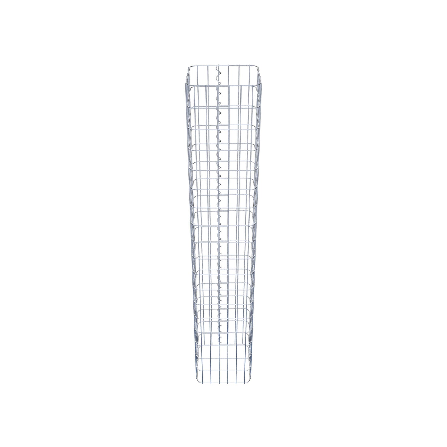 Gabion column 32 x 32 cm, MW 5 x 10 cm square