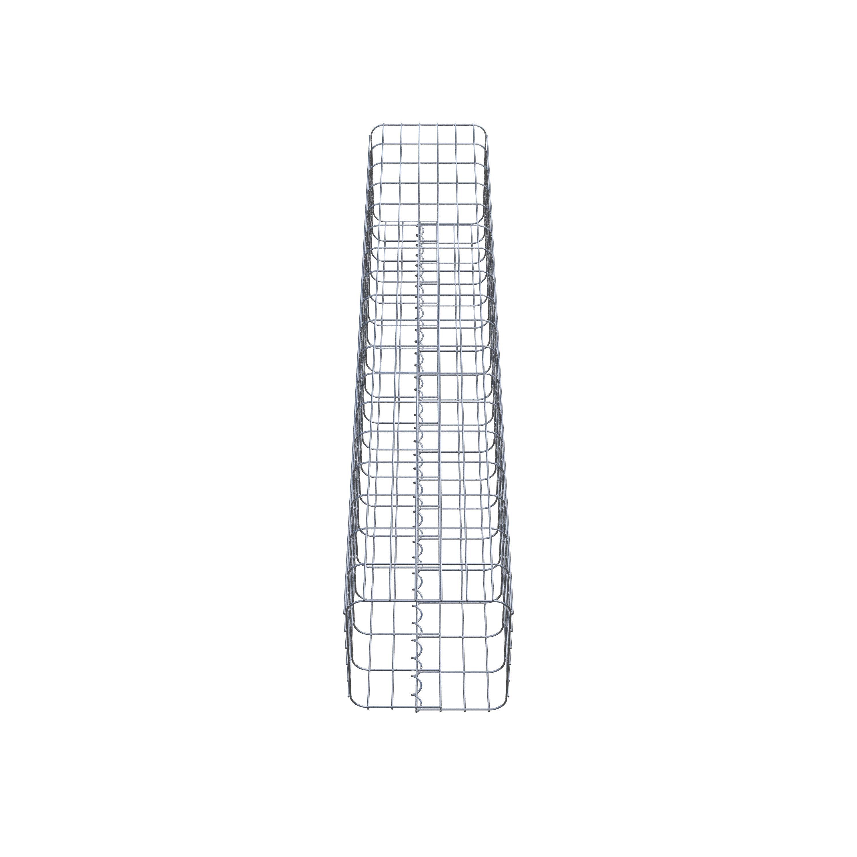 Gabion column 32 x 32 cm, MW 5 x 10 cm square