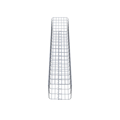 Gabion column 32 x 32 cm, MW 5 x 10 cm square