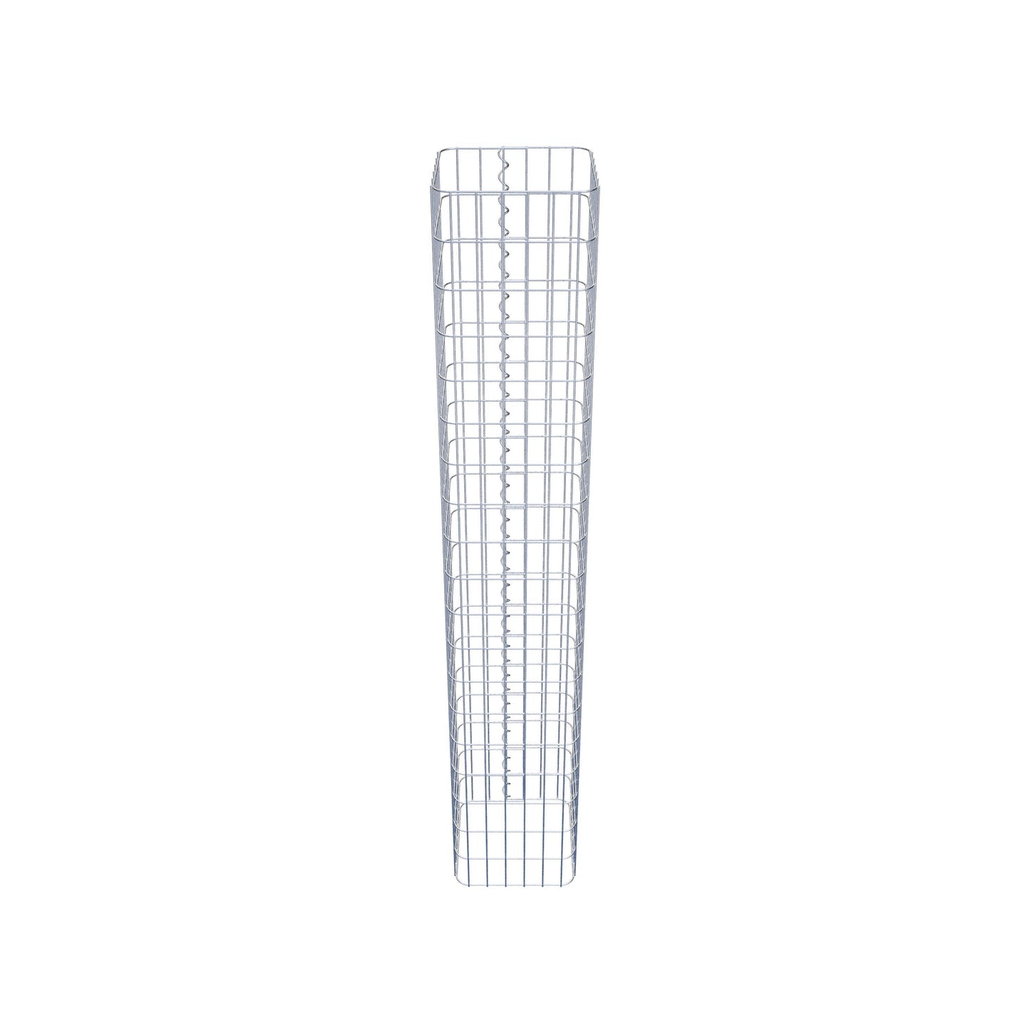 Gabion column 32 x 32 cm, MW 5 x 10 cm square