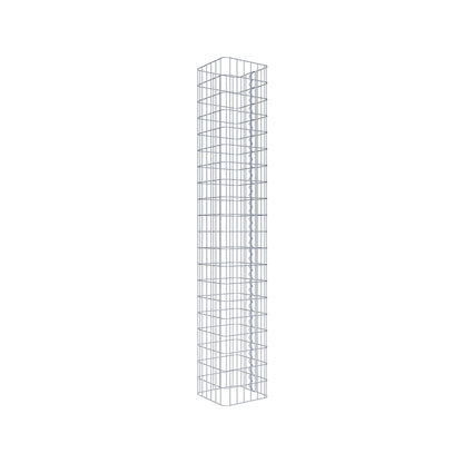 Gabion column 32 x 32 cm, MW 5 x 10 cm square