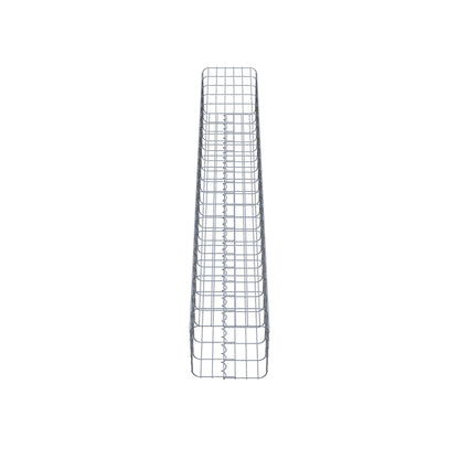 Gabion column 32 x 32 cm, MW 5 x 10 cm square