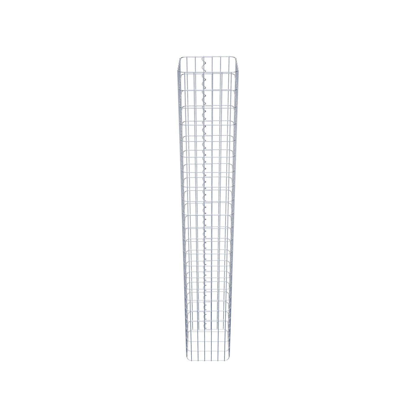 Gabion column 32 x 32 cm, MW 5 x 10 cm square