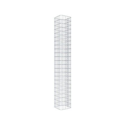 Gabion column 32 x 32 cm, MW 5 x 10 cm square