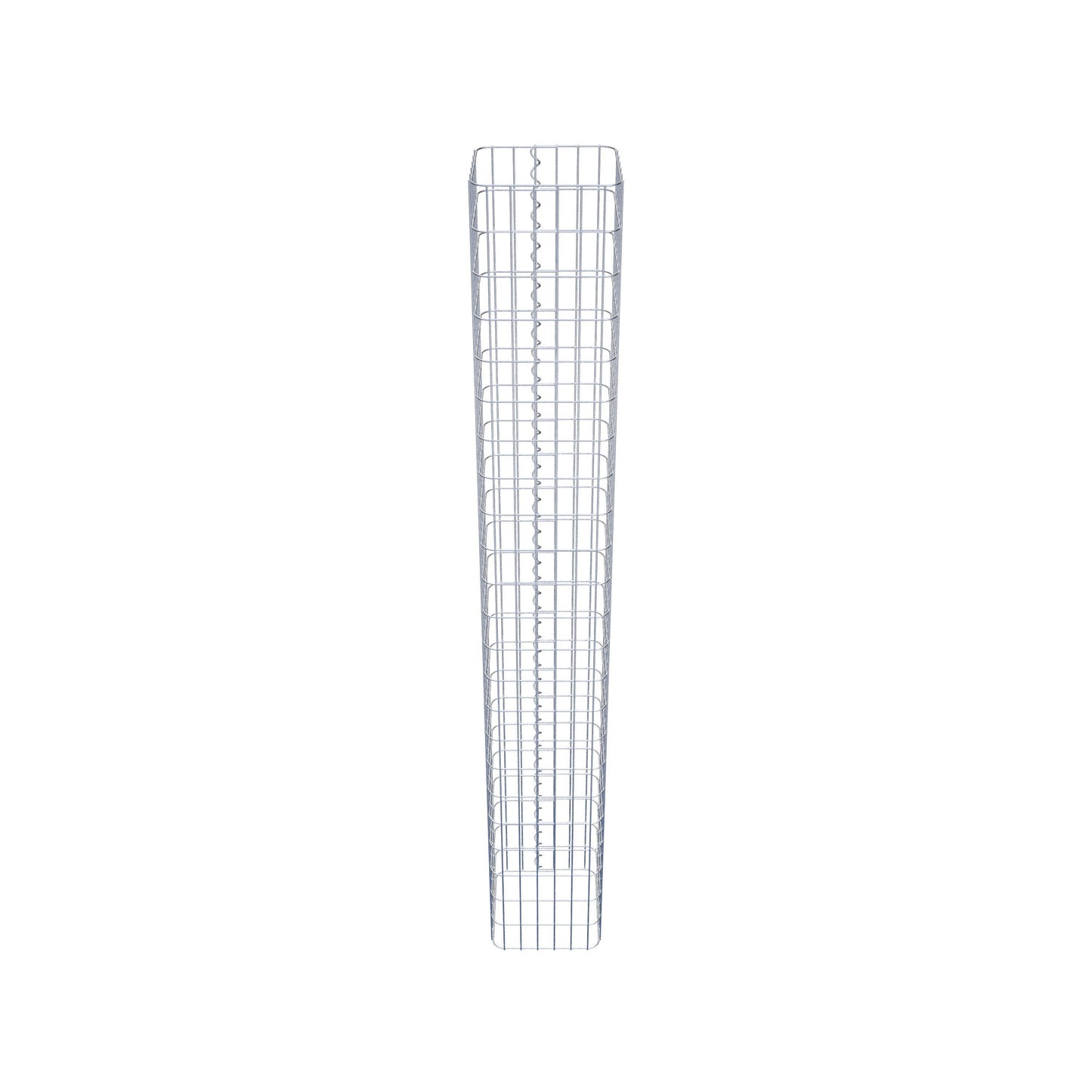 Gabion column 32 x 32 cm, MW 5 x 10 cm square