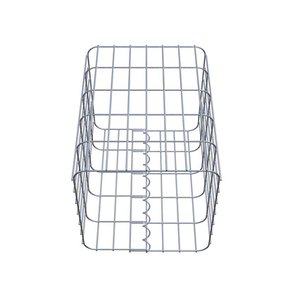 Columna de gaviones 37 x 37 cm, cuadrado MW 5 x 10 cm
