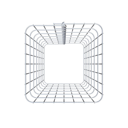 Columna de gaviones 37 x 37 cm, cuadrado MW 5 x 10 cm