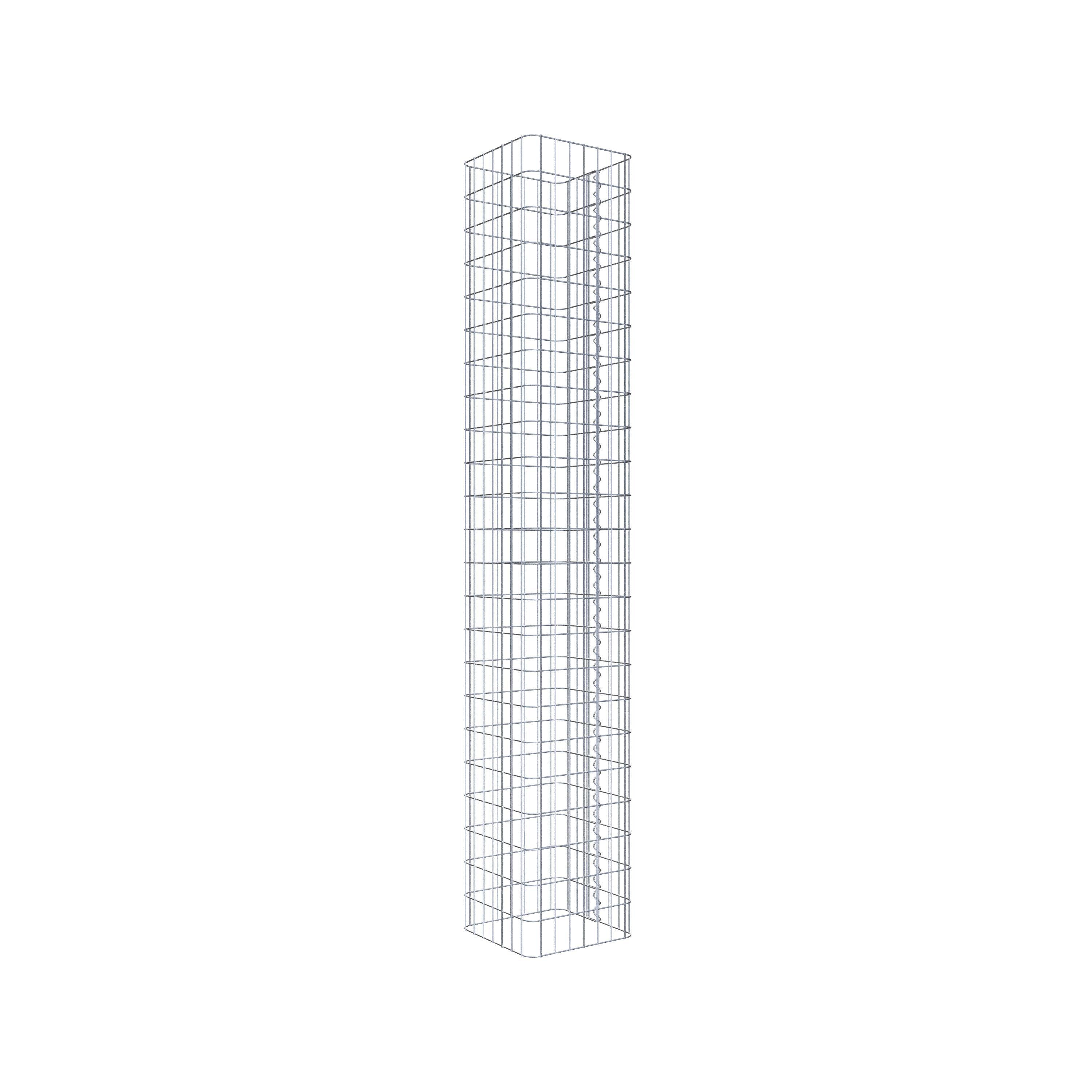 Colonne de gabion 37 x 37 cm, MW 5 x 10 cm carré