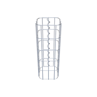 Colonne de gabion 17 x 17 cm, MW 5 x 10 cm carré