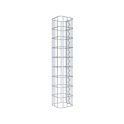 Colonne de gabion 17 x 17 cm, MW 5 x 10 cm carré