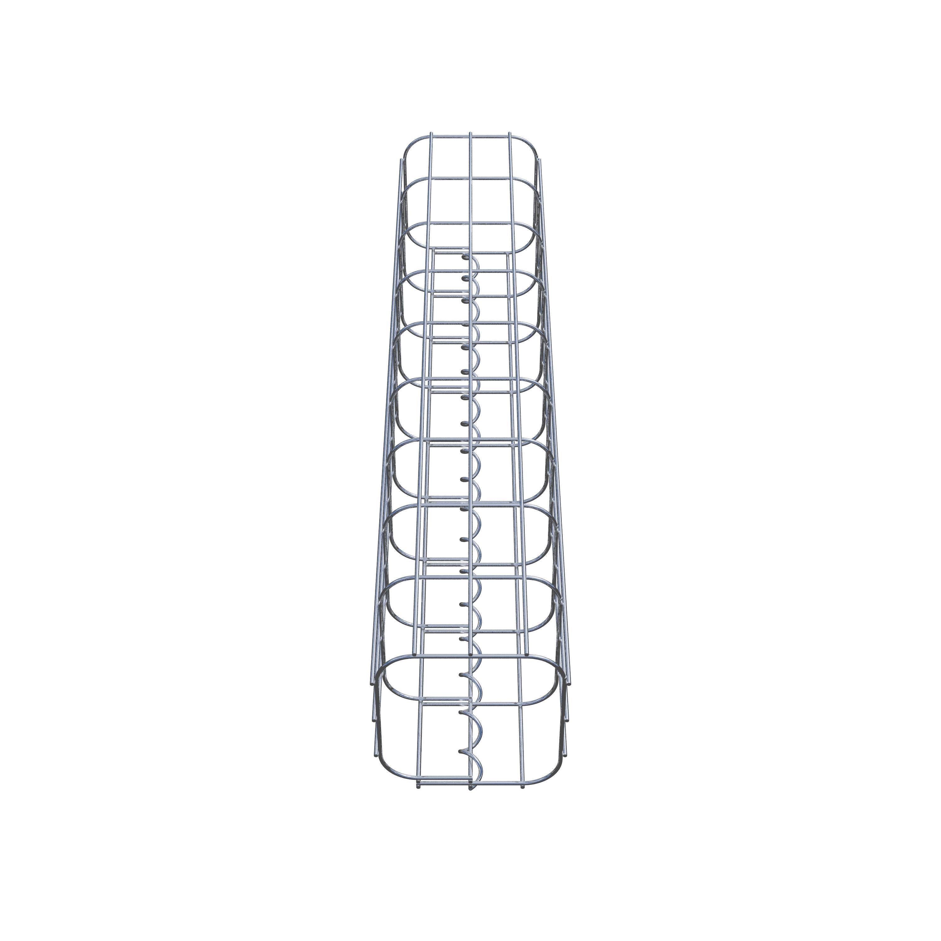 Gabion column 17 x 17 cm, MW 5 x 10 cm square