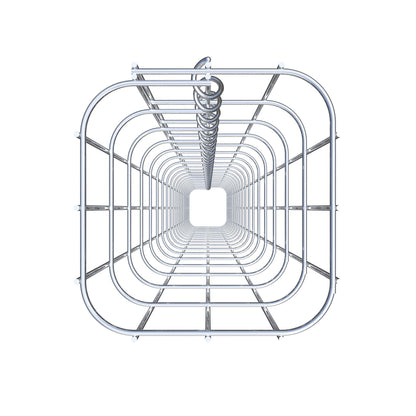 Colonne de gabion 17 x 17 cm, MW 5 x 10 cm carré