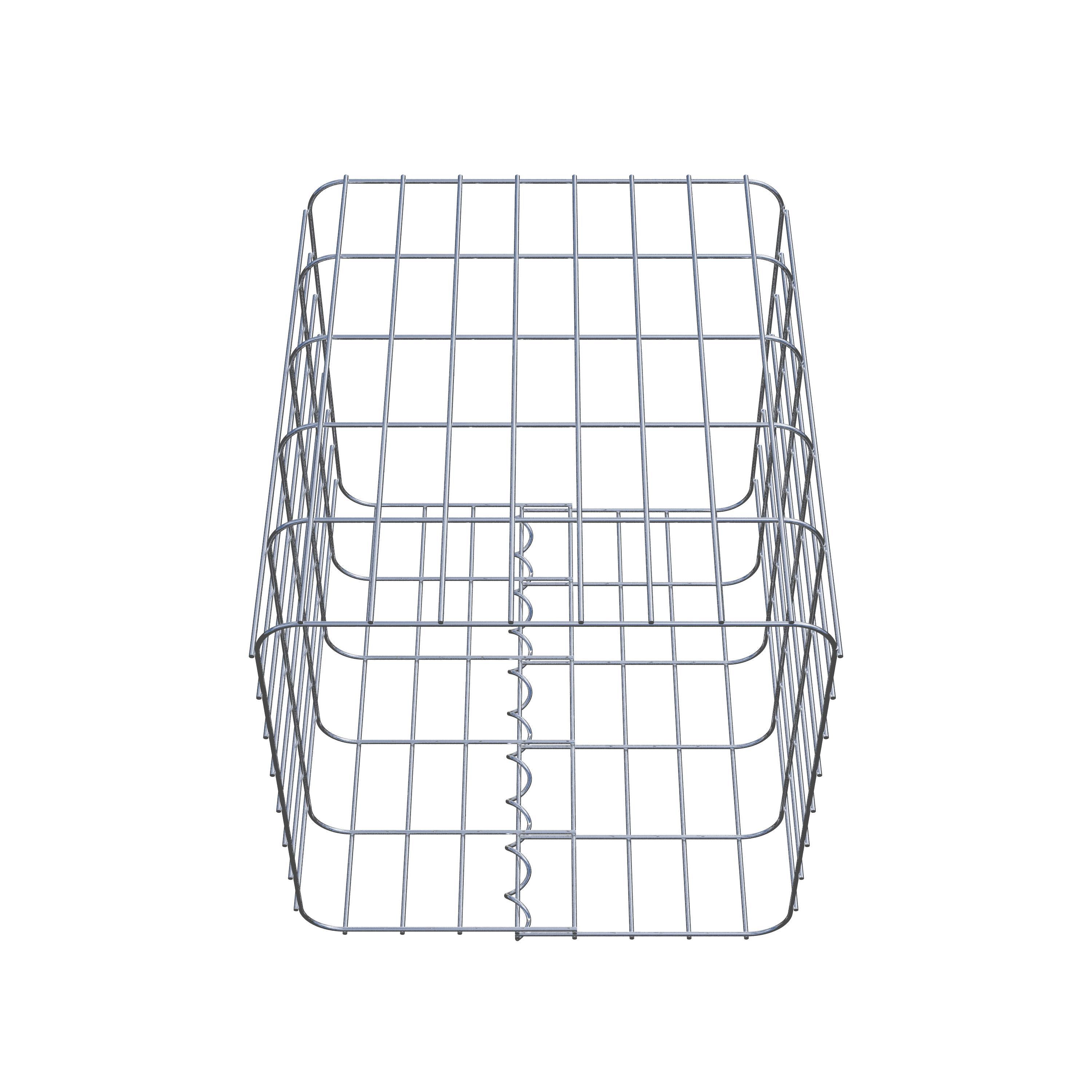 Gabion column 42 x 42 cm, MW 5 x 10 cm square