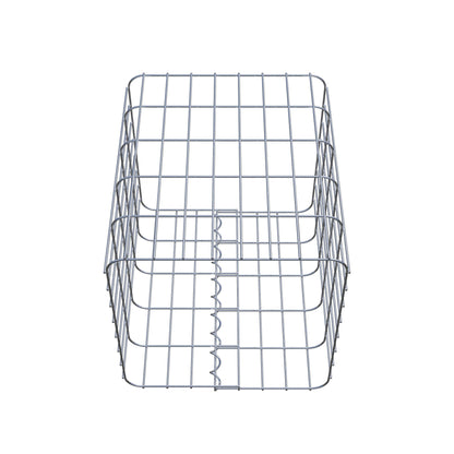 Gabionensäule 42 x 42 cm, MW 5 x 10 cm eckig