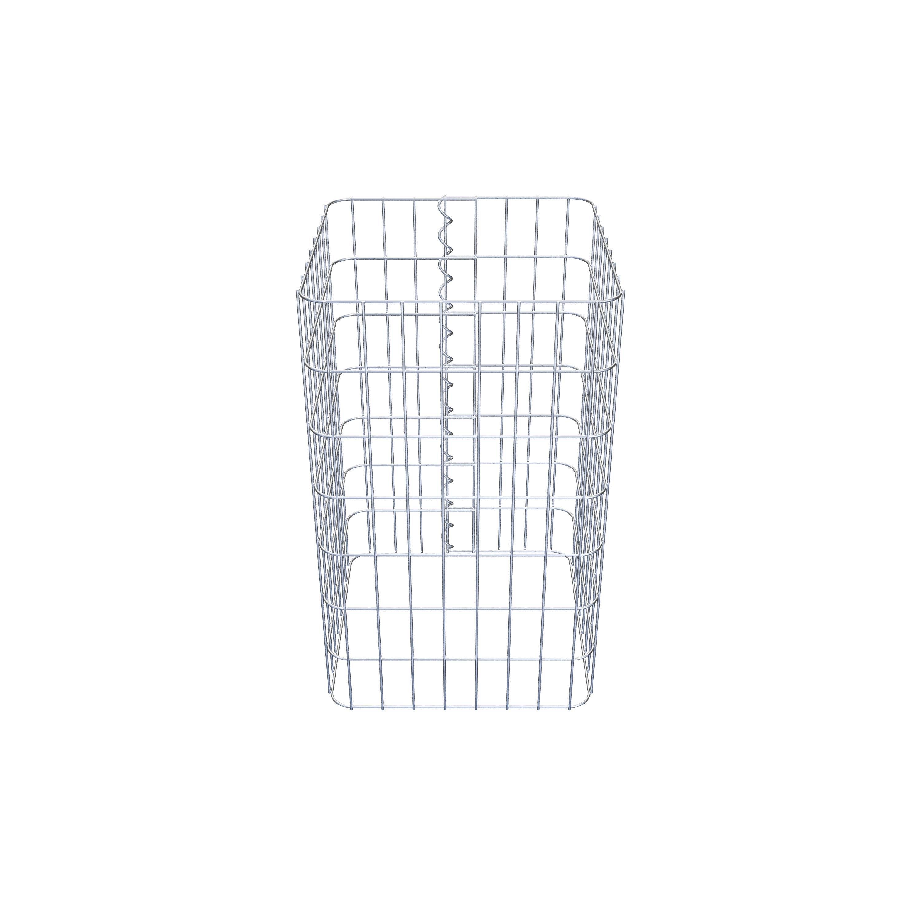 Gabion column 42 x 42 cm, MW 5 x 10 cm square