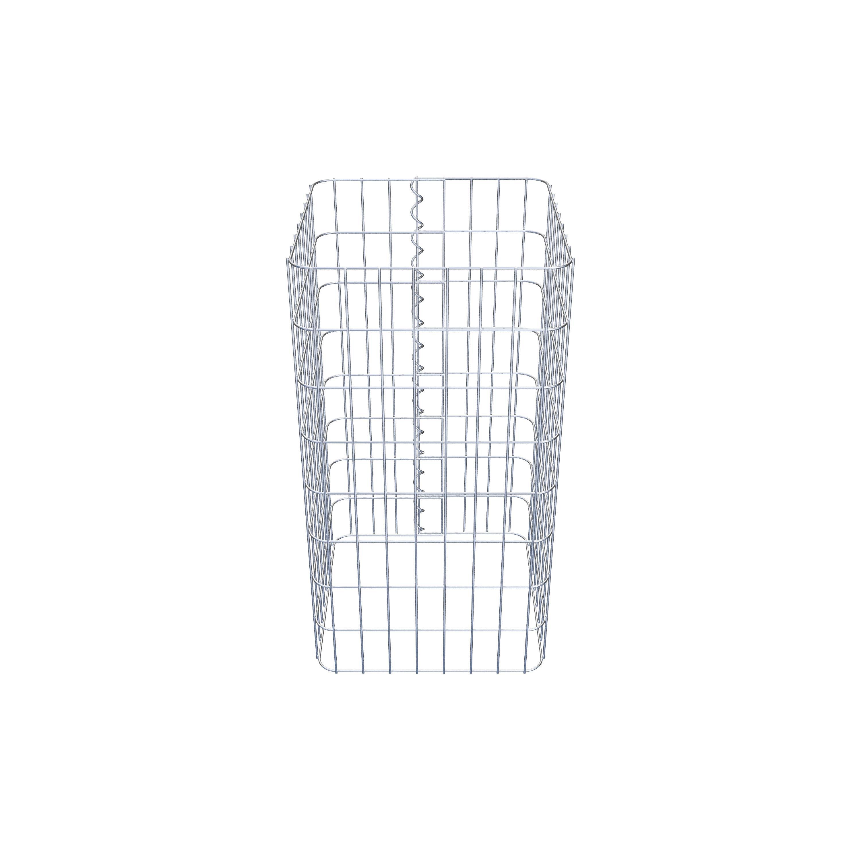 Gabion column 42 x 42 cm, MW 5 x 10 cm square