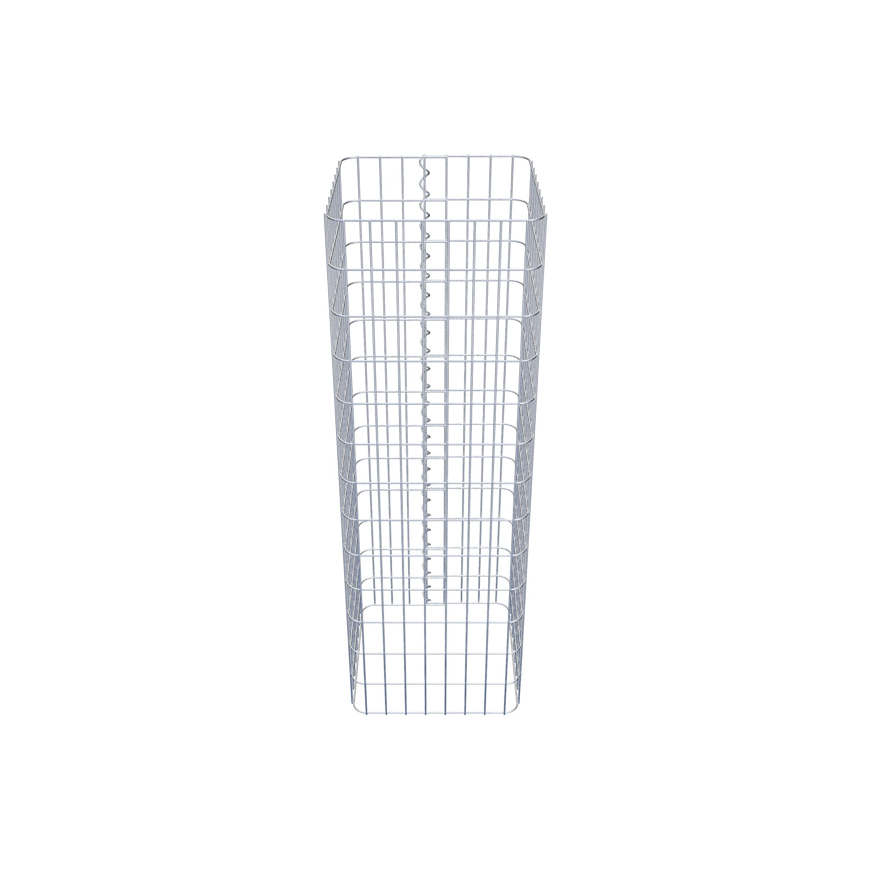 Gabion column 42 x 42 cm, MW 5 x 10 cm square