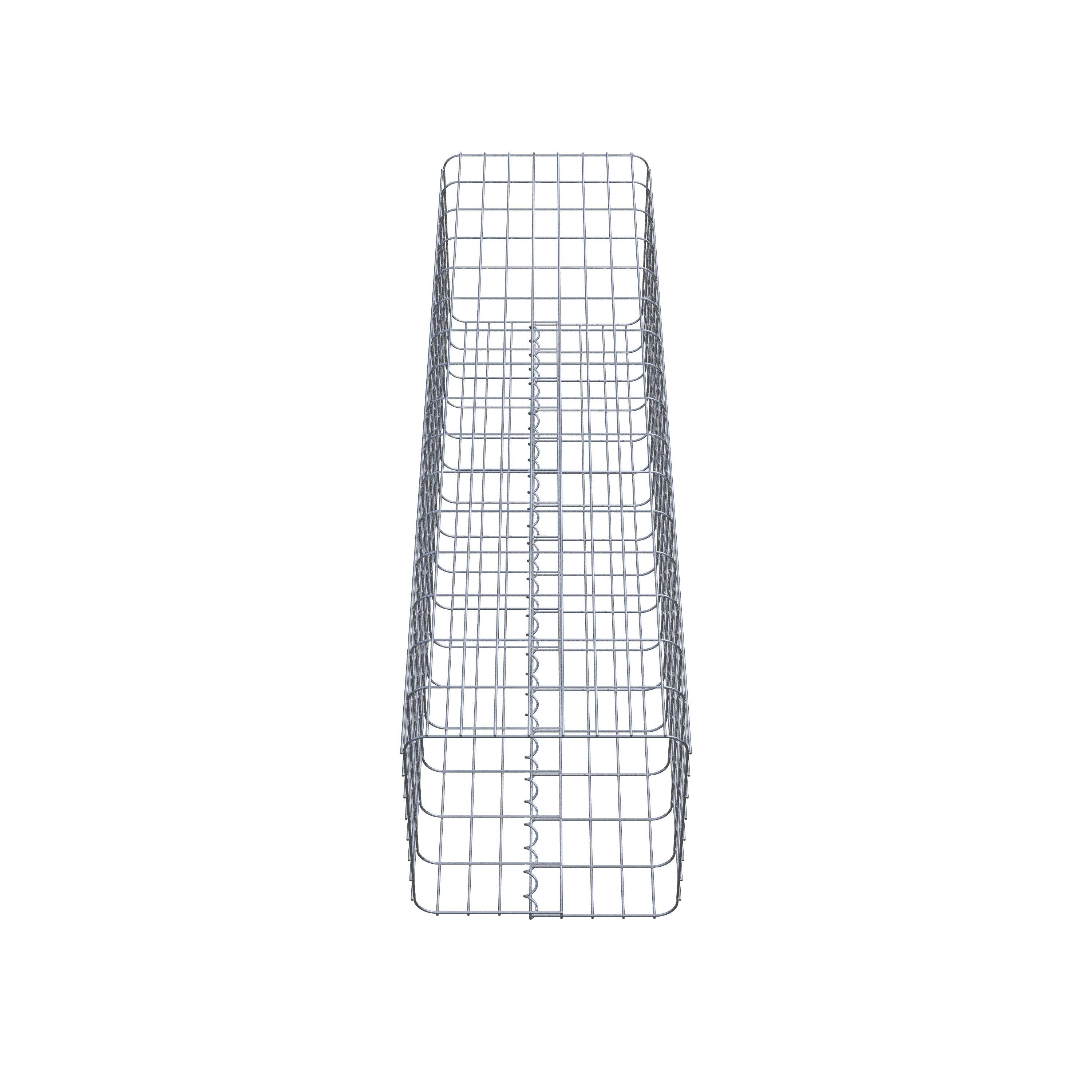 Gabion column 42 x 42 cm, MW 5 x 10 cm square