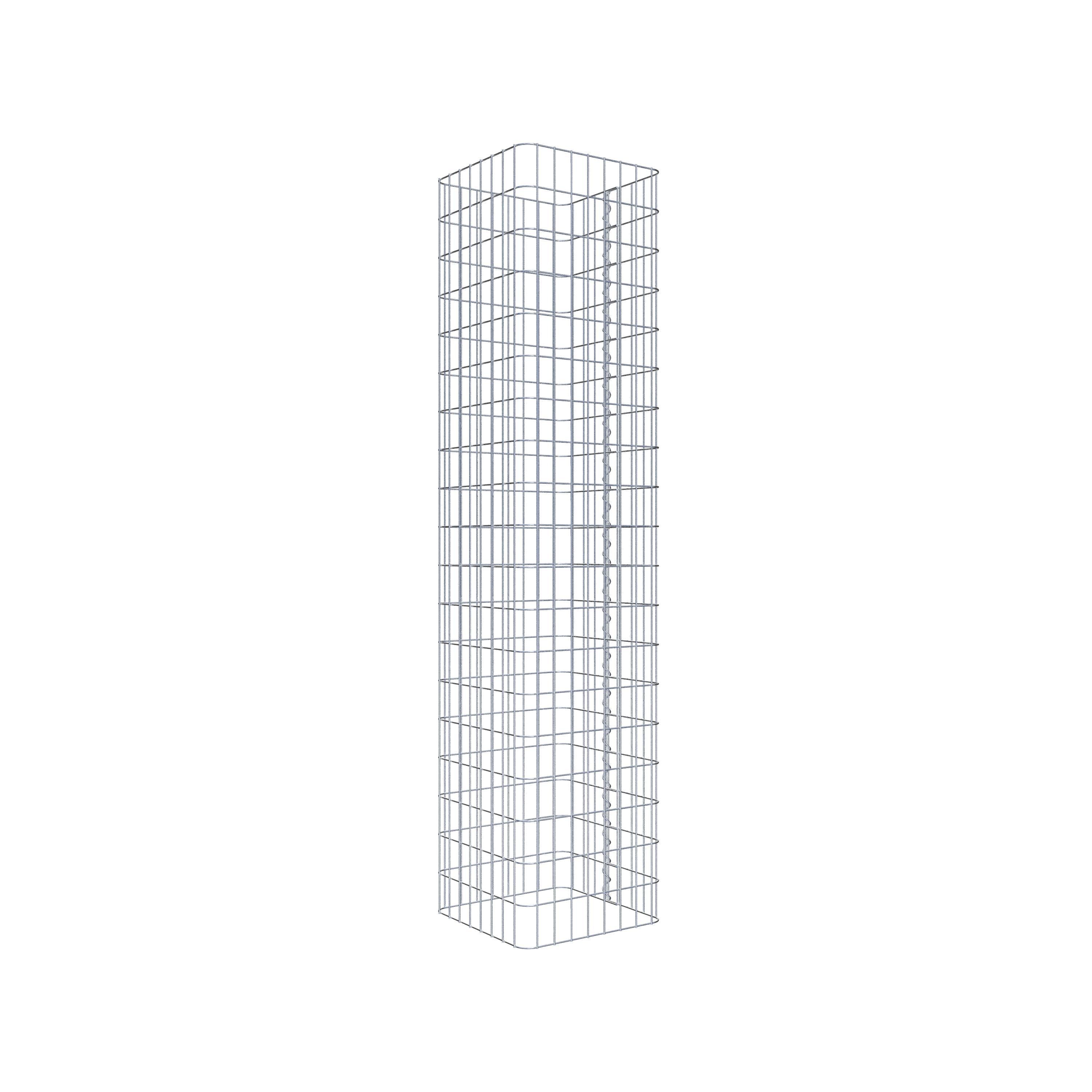 Gabion column 42 x 42 cm, MW 5 x 10 cm square