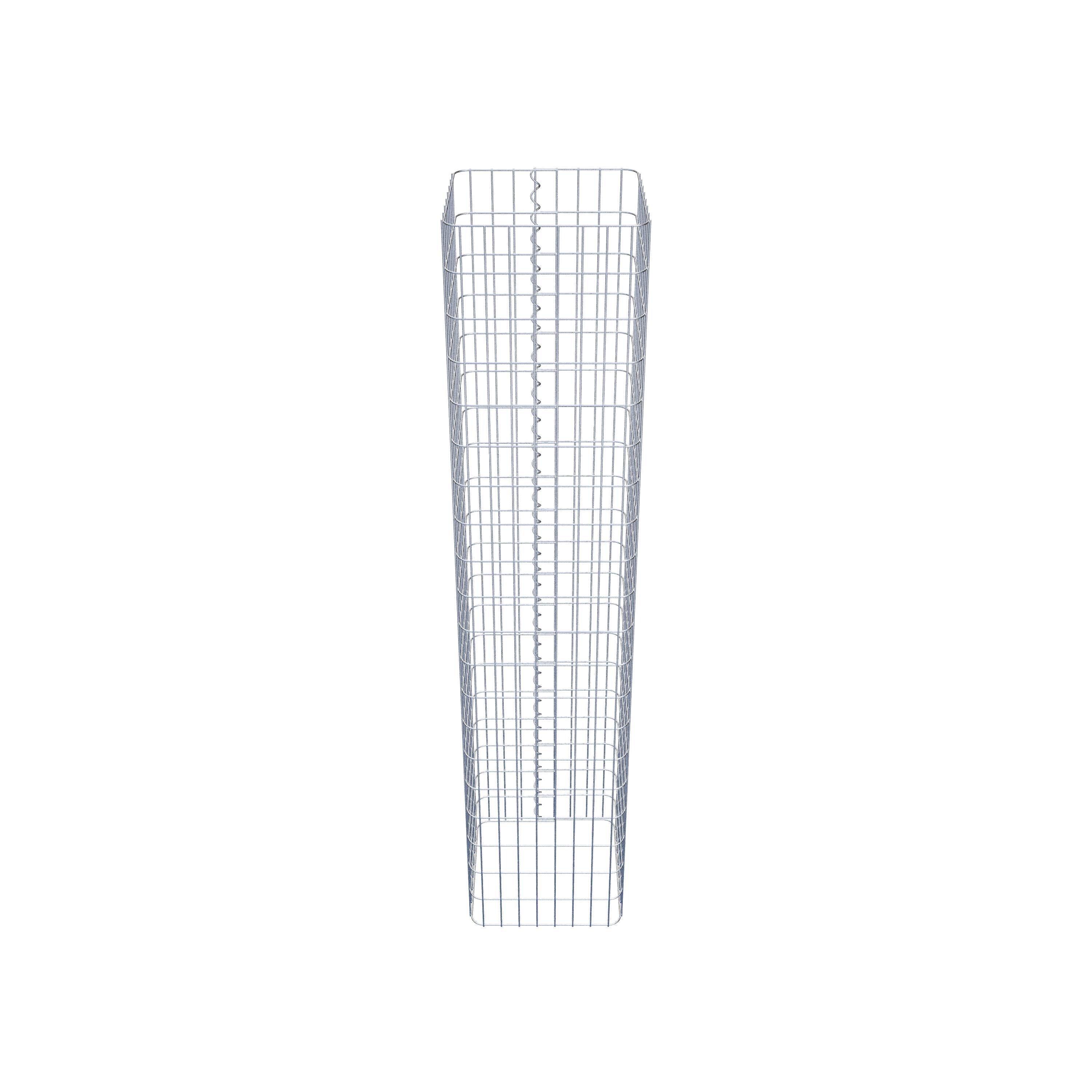 Gabion column 42 x 42 cm, MW 5 x 10 cm square