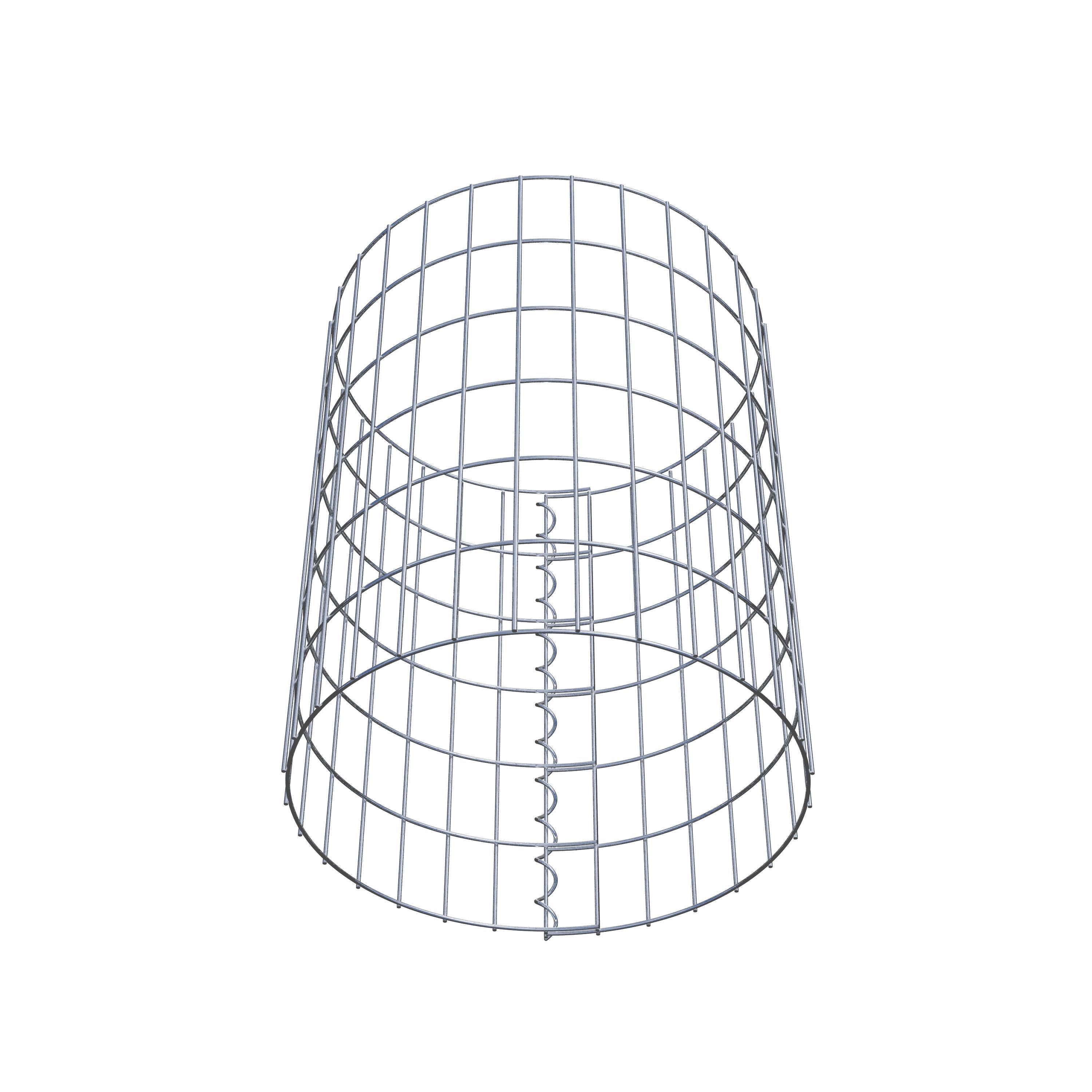 Schanskorf kolom diameter 47 cm, MW 5 x 10 cm rond