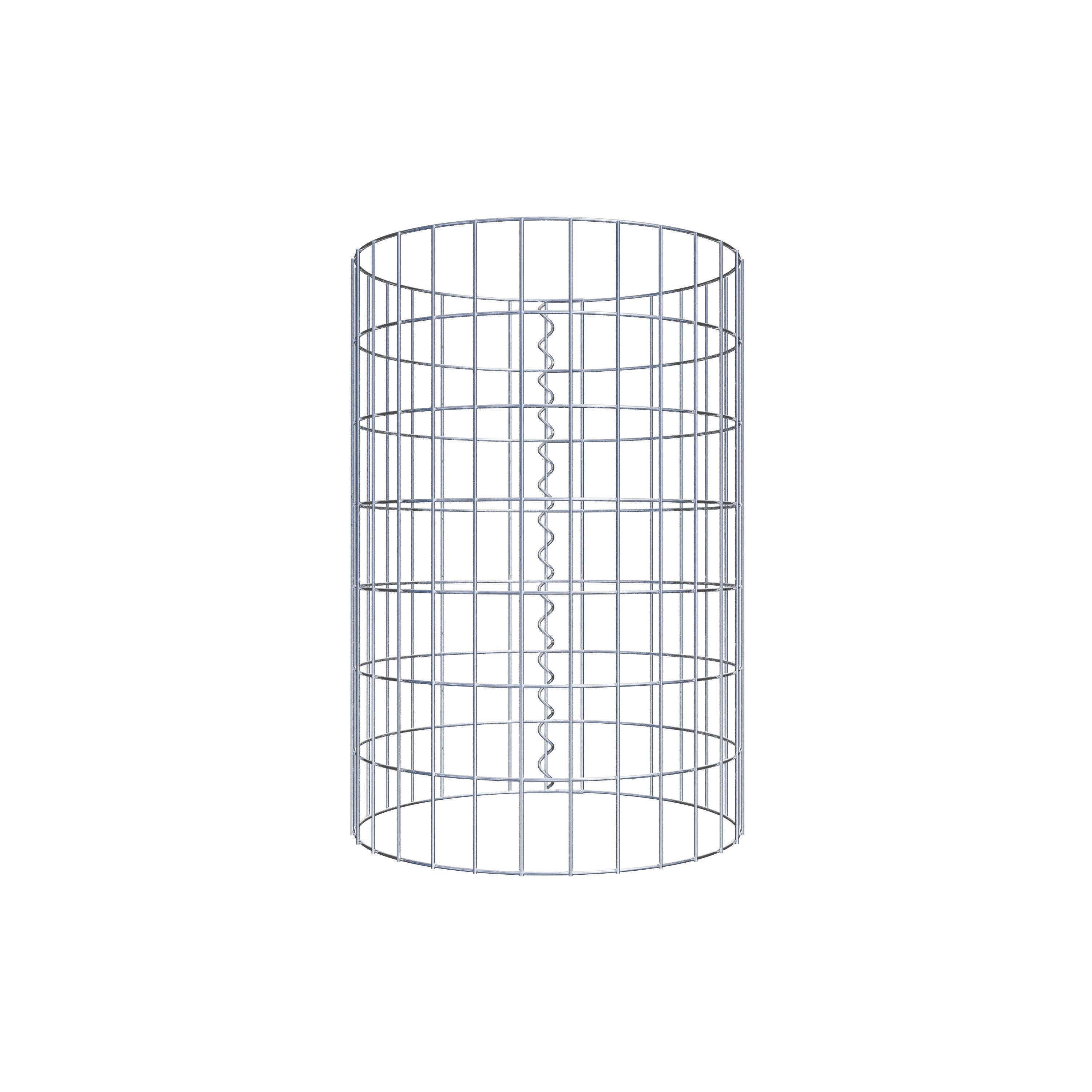 Schanskorf kolom diameter 47 cm, MW 5 x 10 cm rond