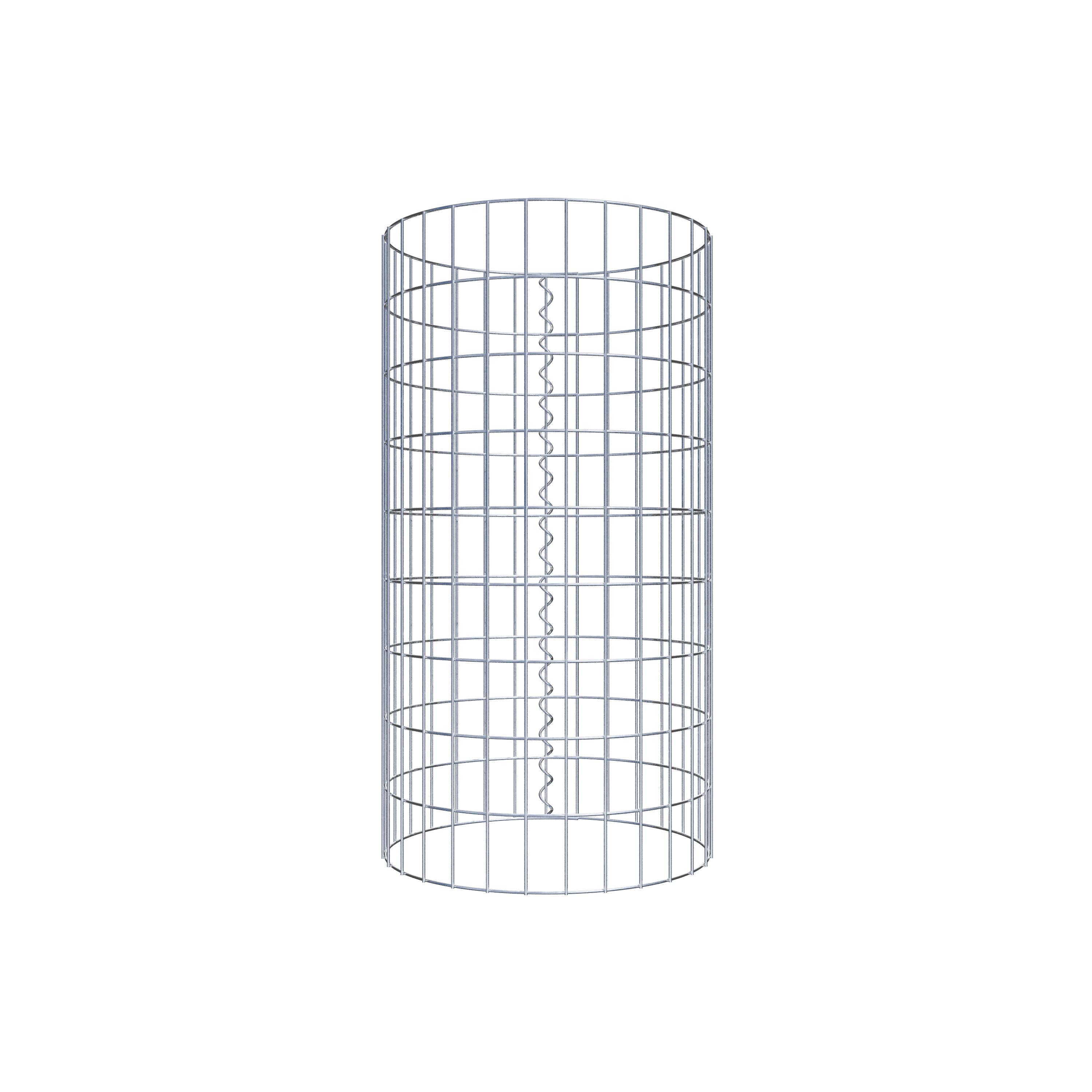 Schanskorf kolom diameter 47 cm, MW 5 x 10 cm rond