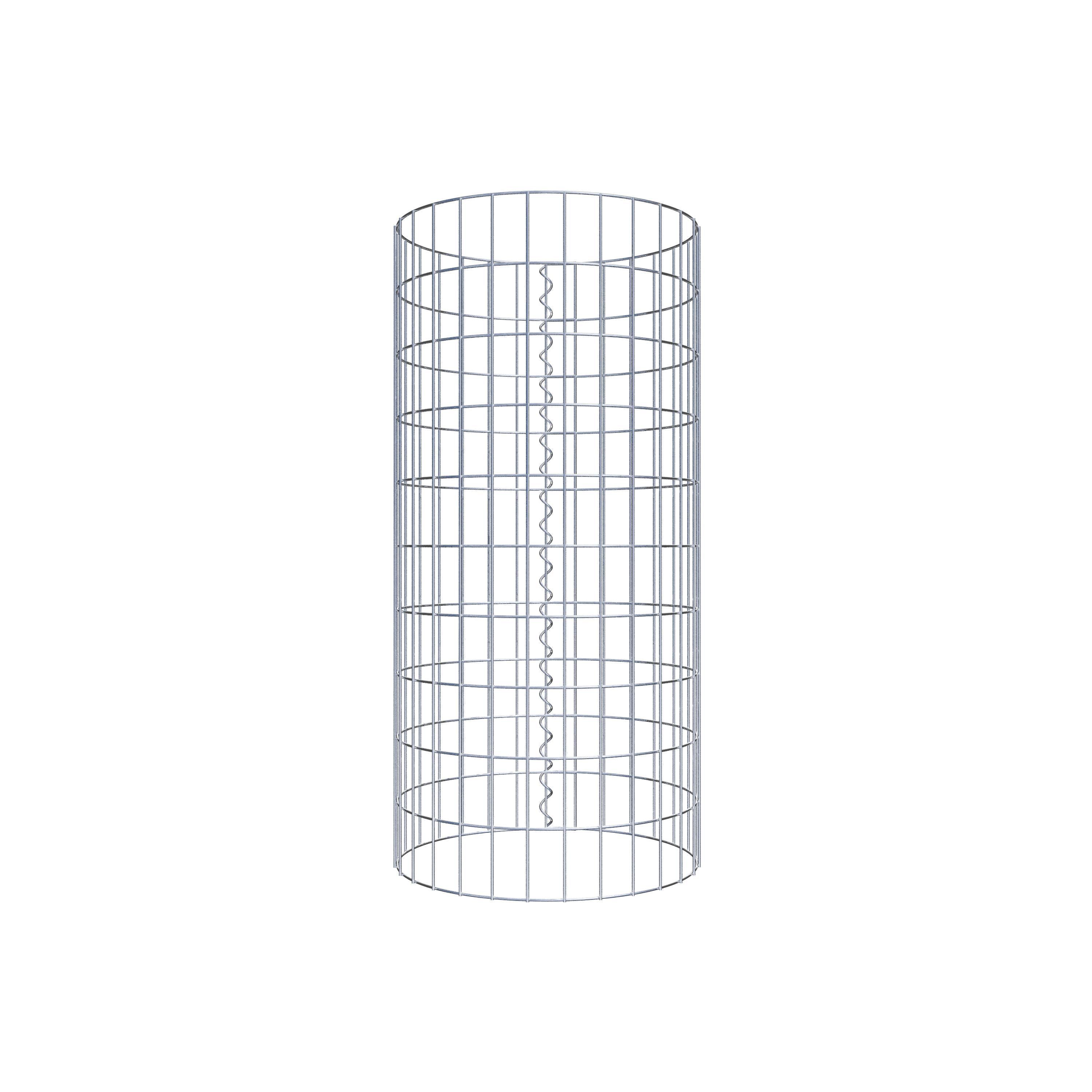 Schanskorf kolom diameter 47 cm, MW 5 x 10 cm rond