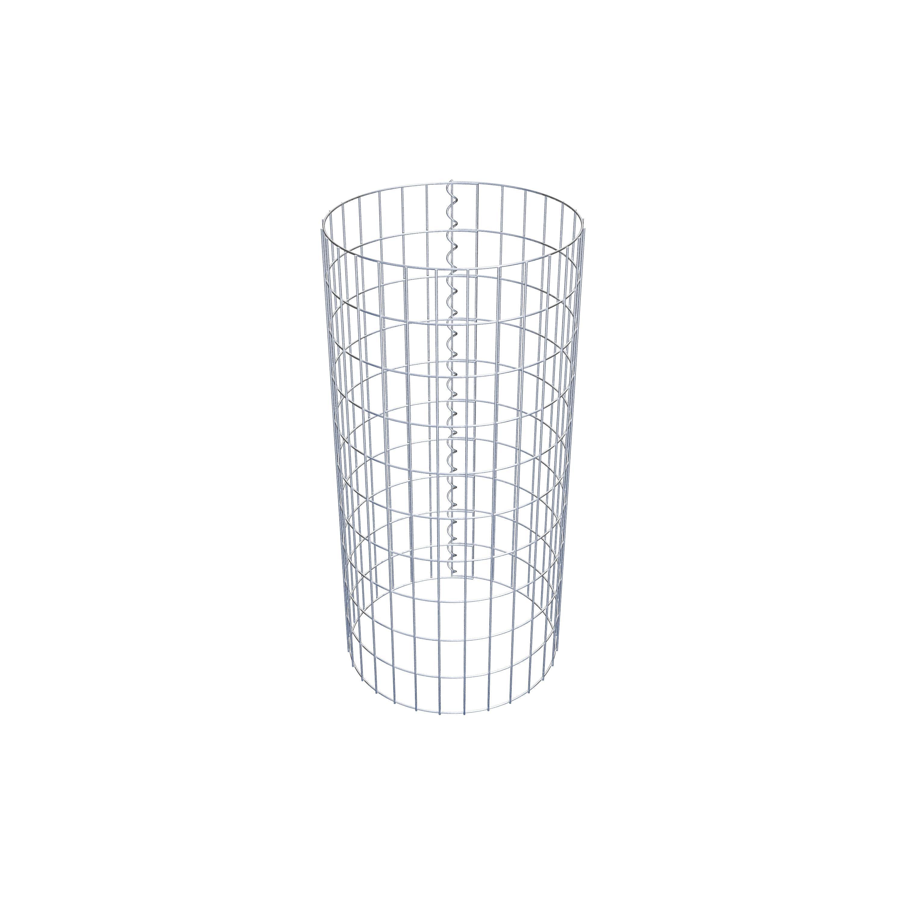 Schanskorf kolom diameter 47 cm, MW 5 x 10 cm rond