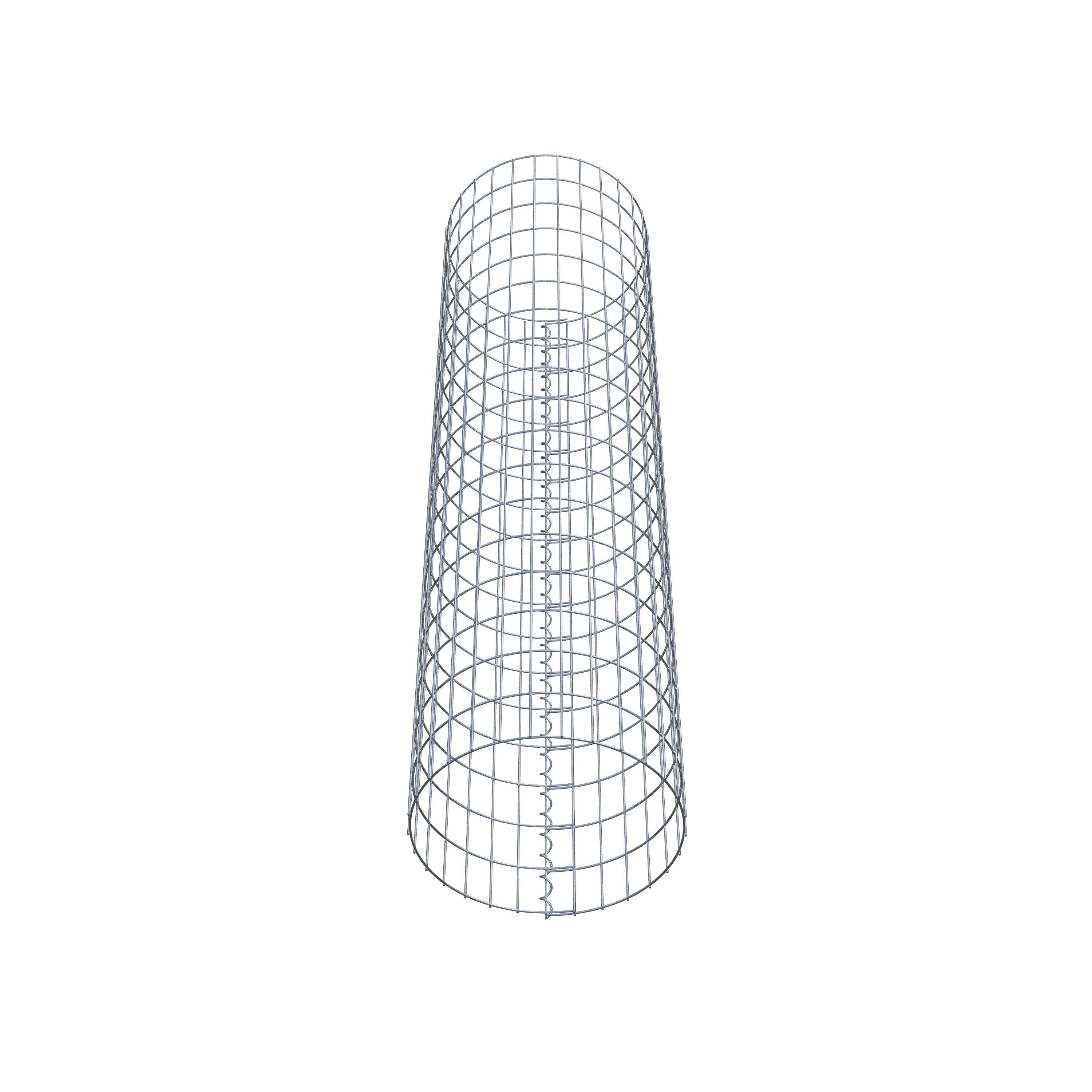 Schanskorf kolom diameter 47 cm, MW 5 x 10 cm rond