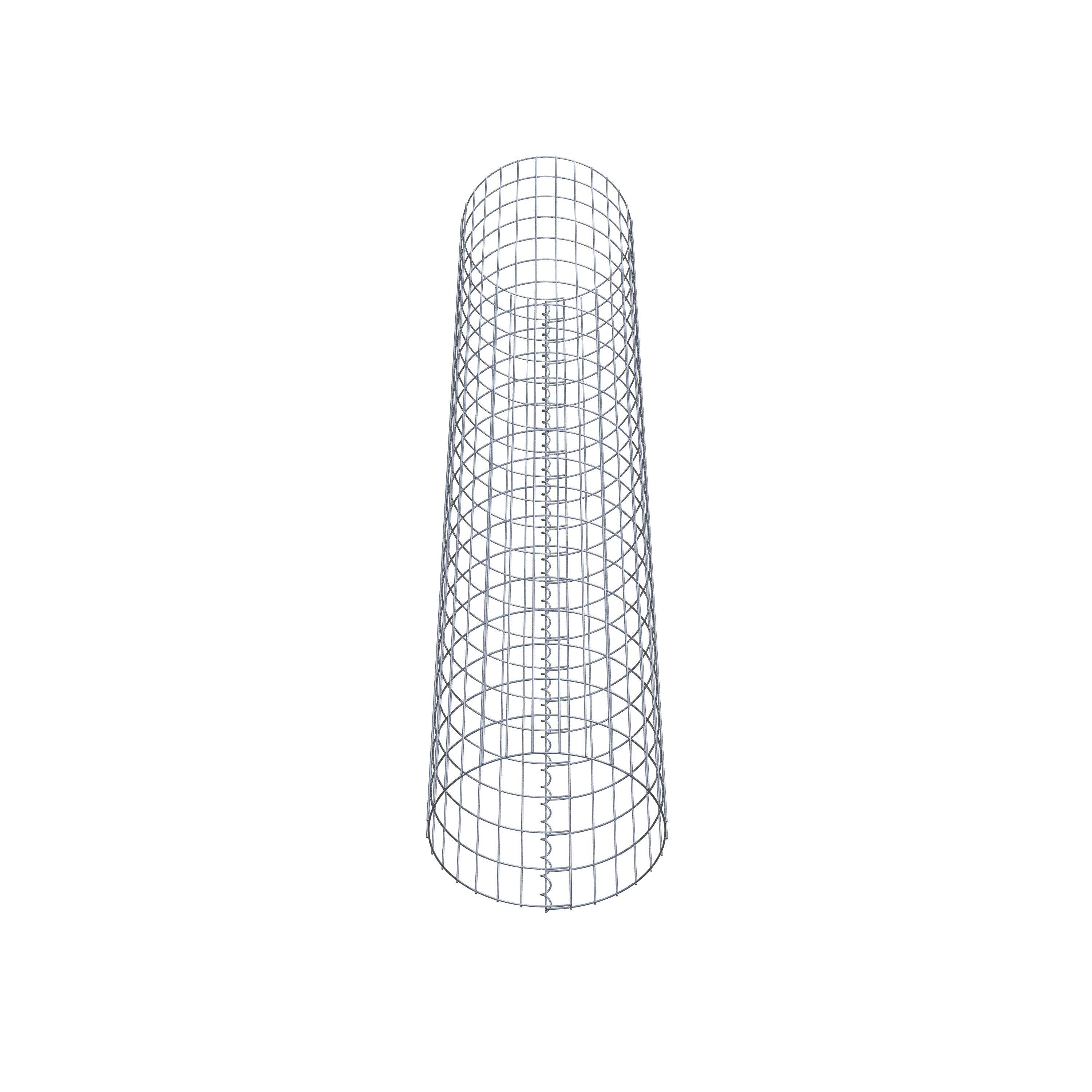 Schanskorf kolom diameter 47 cm, MW 5 x 10 cm rond