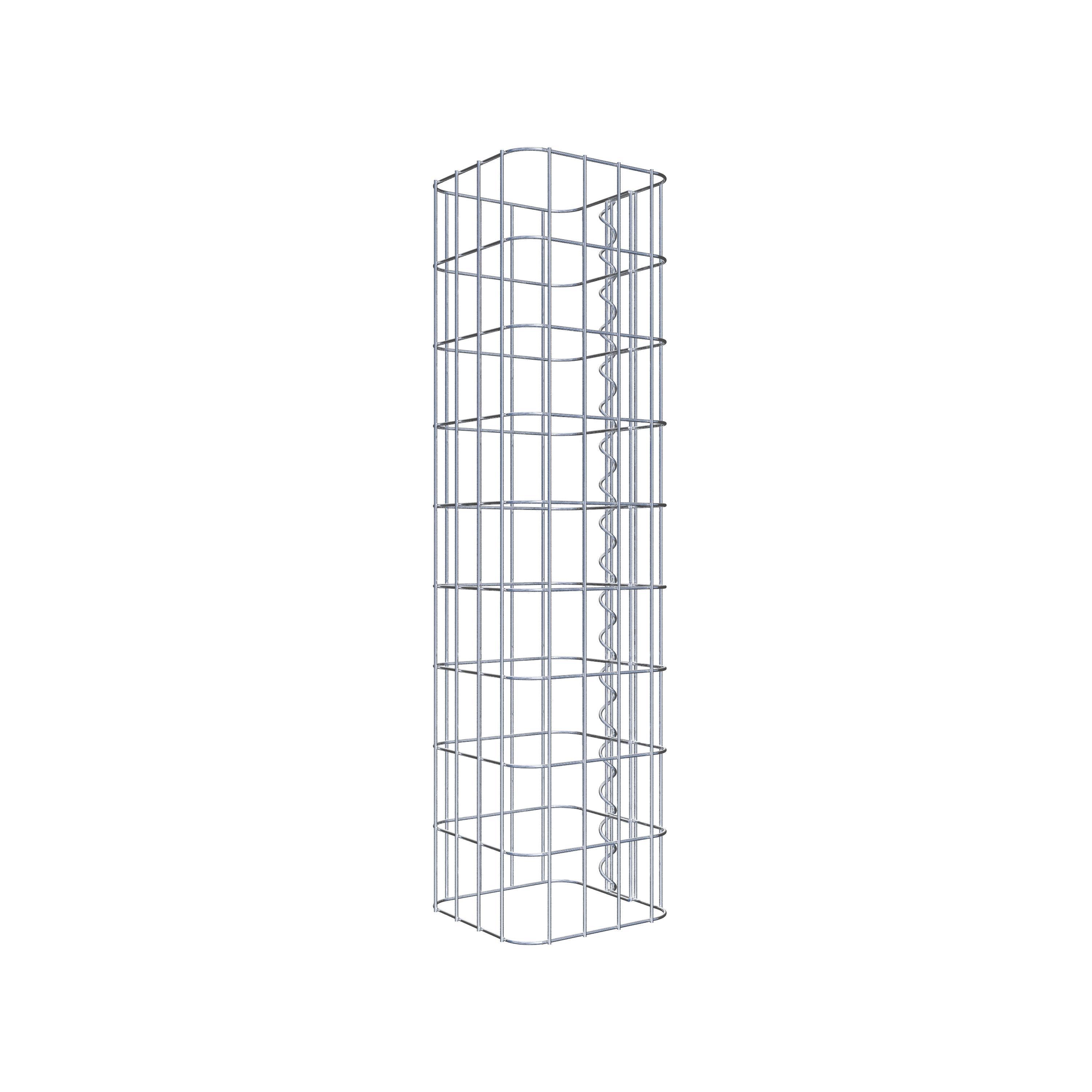 Gabion column 22 x 22 cm, MW 5 x 10 cm square