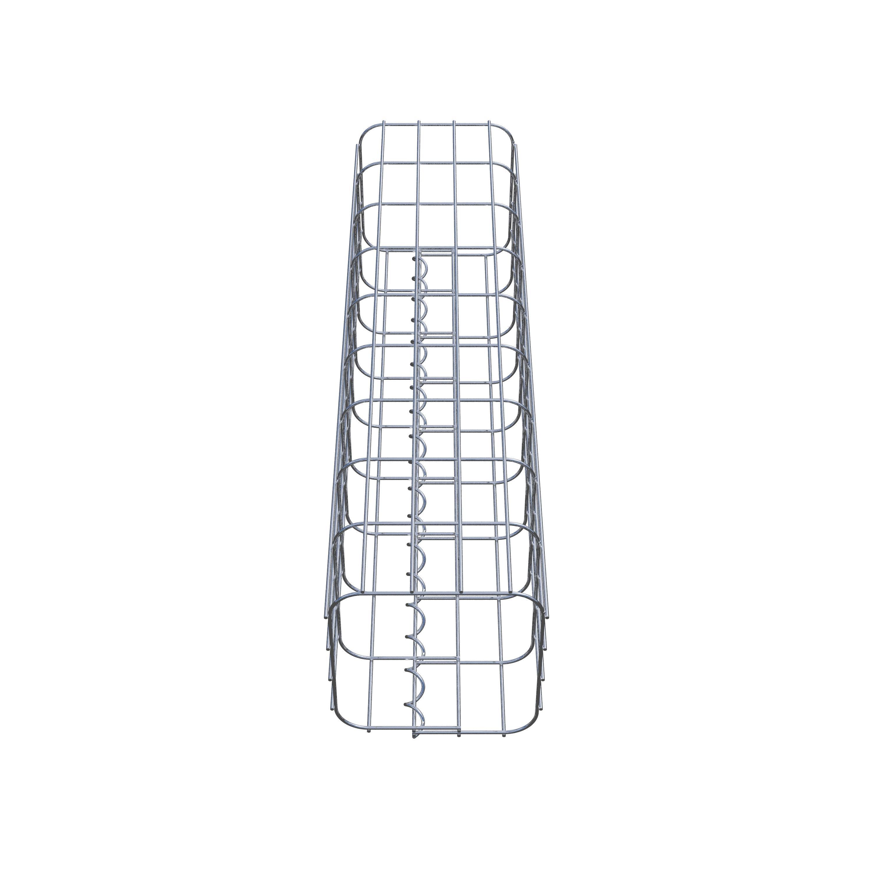 Gabion column 22 x 22 cm, MW 5 x 10 cm square