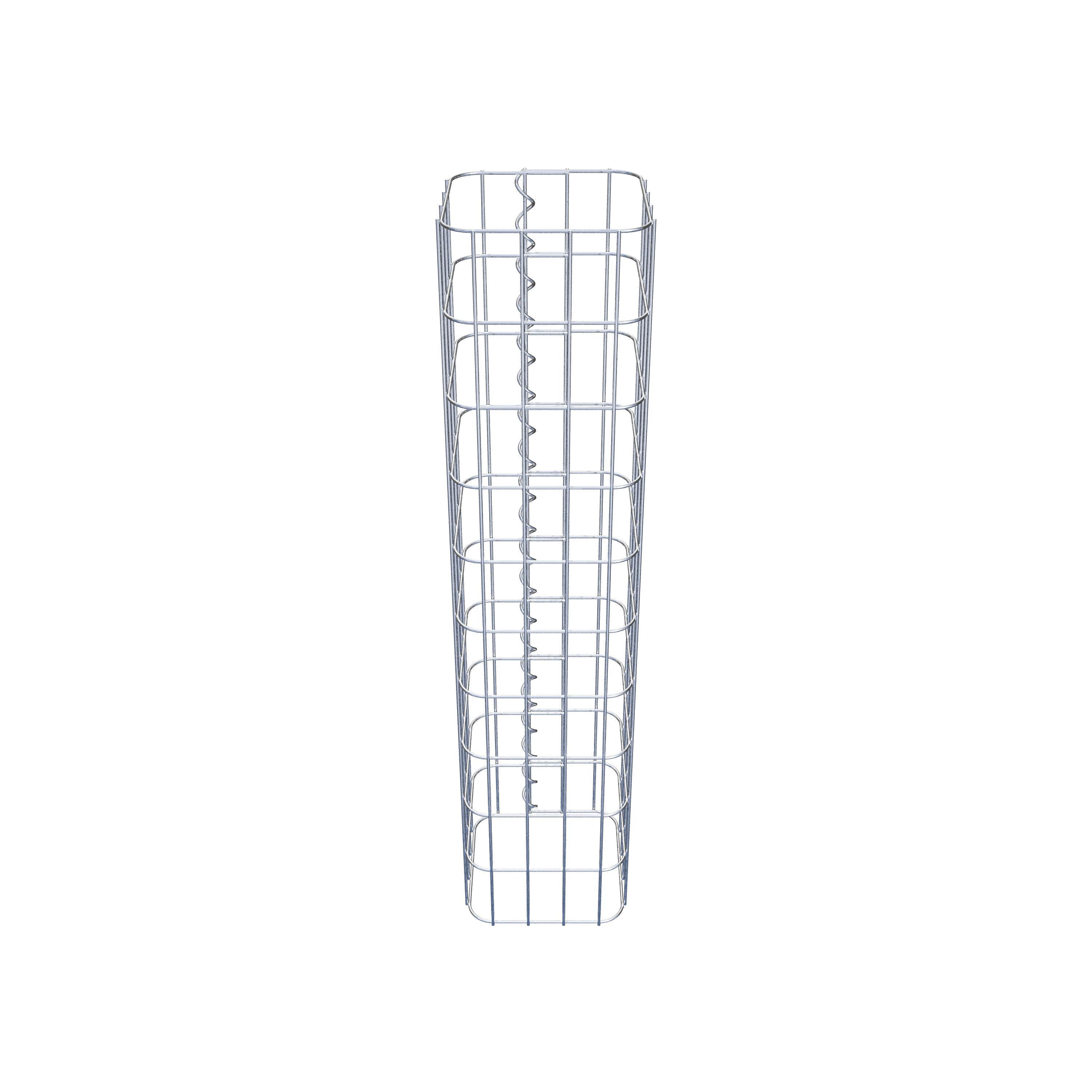 Gabion column 22 x 22 cm, MW 5 x 10 cm square