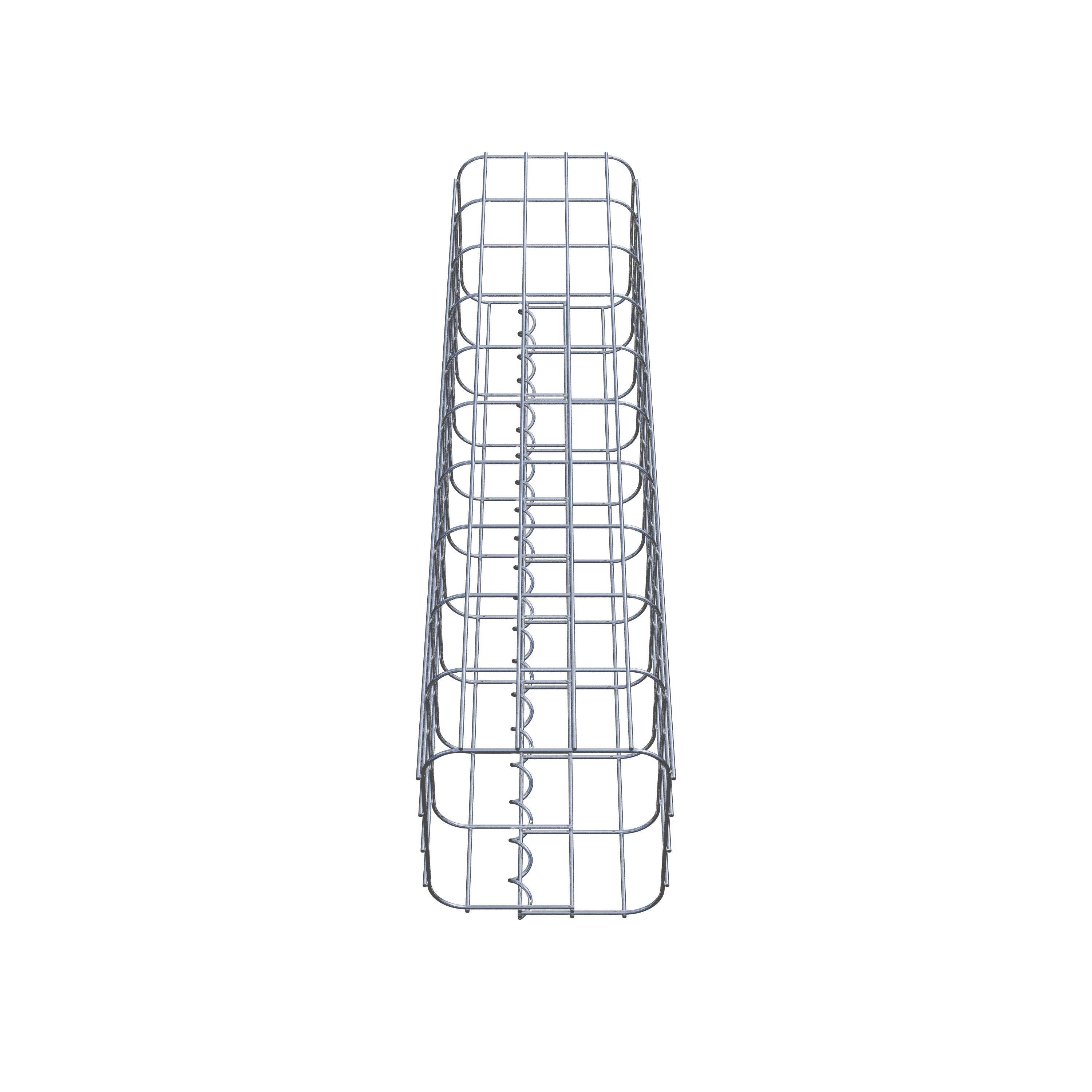 Gabion column 22 x 22 cm, MW 5 x 10 cm square