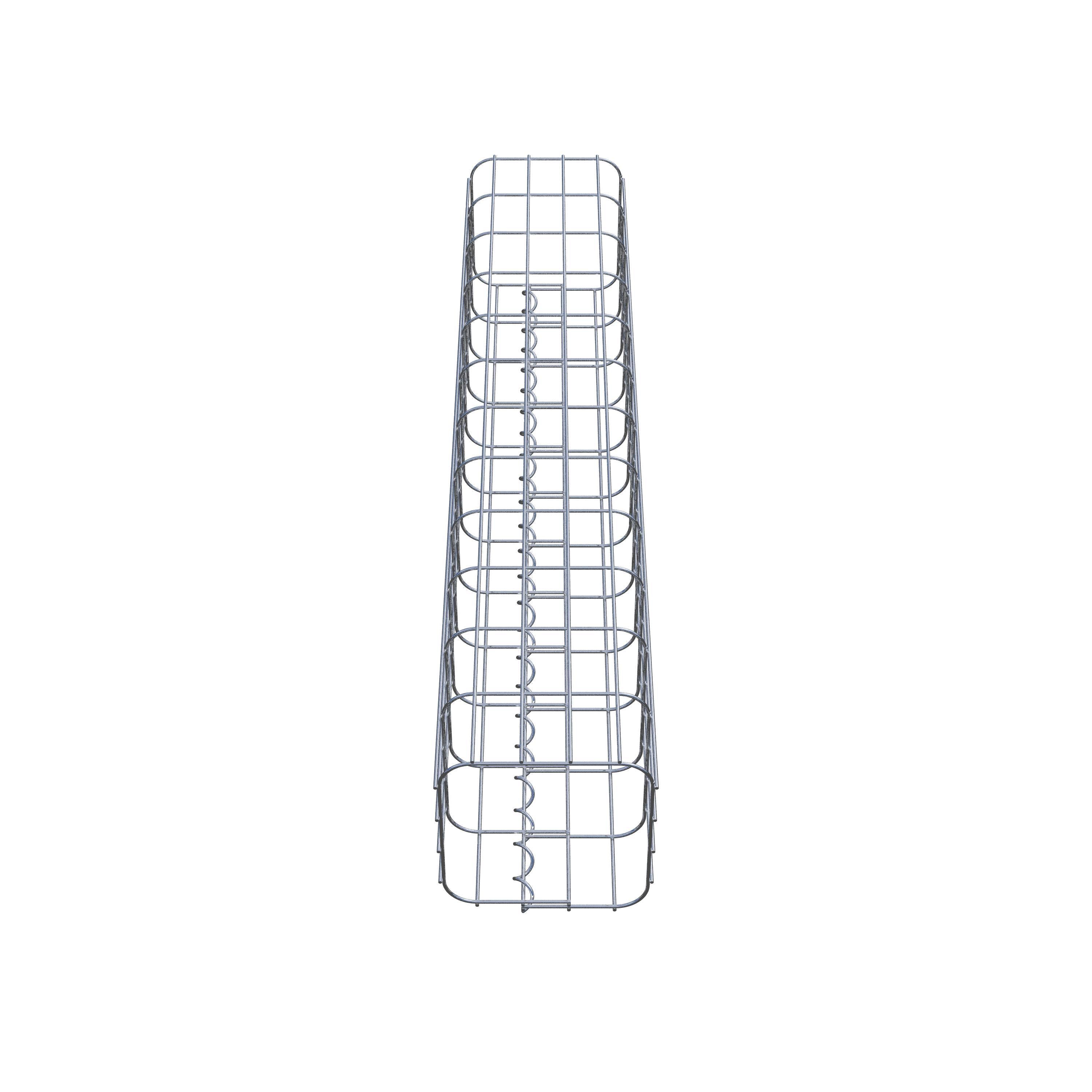 Gabion column 22 x 22 cm, MW 5 x 10 cm square