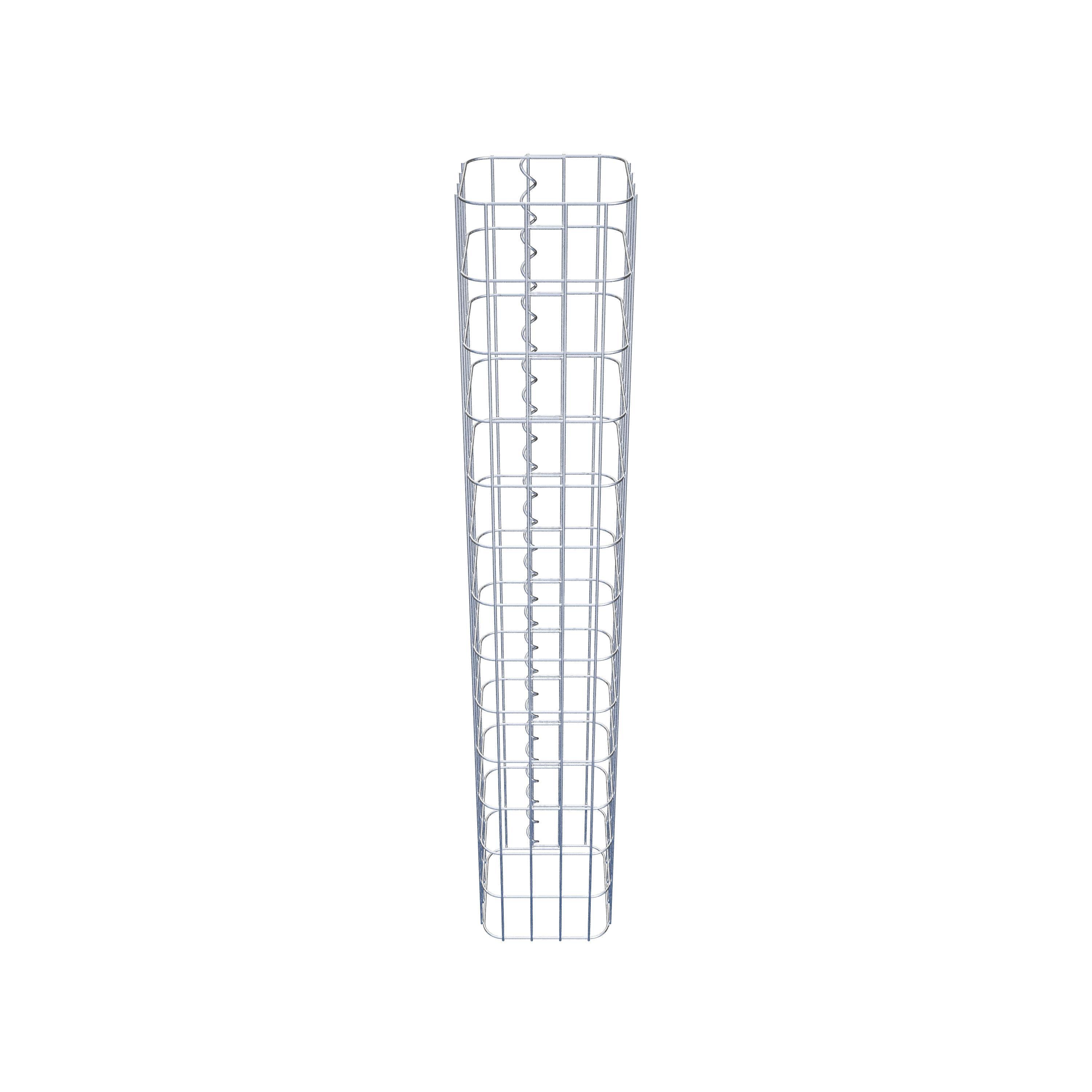 Gabion column 22 x 22 cm, MW 5 x 10 cm square